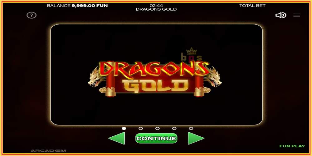 Игровой слот Dragons Gold