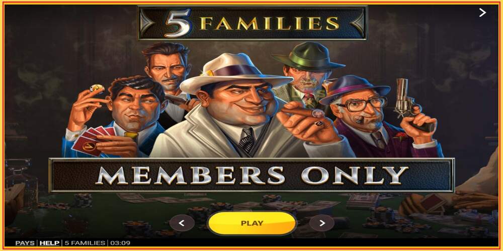 Игровой слот 5 Families