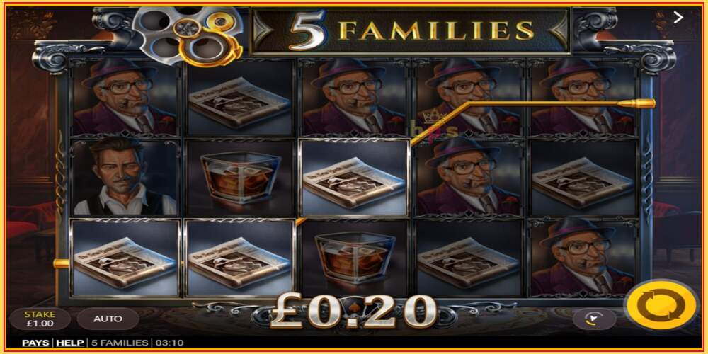 Игровой слот 5 Families