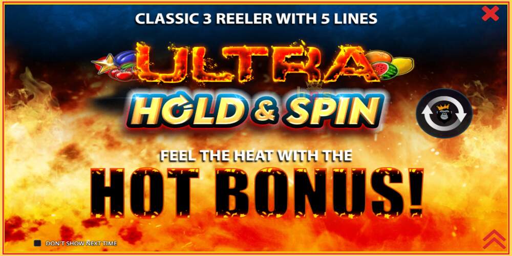 Slot permainan Ultra Hold & Spin