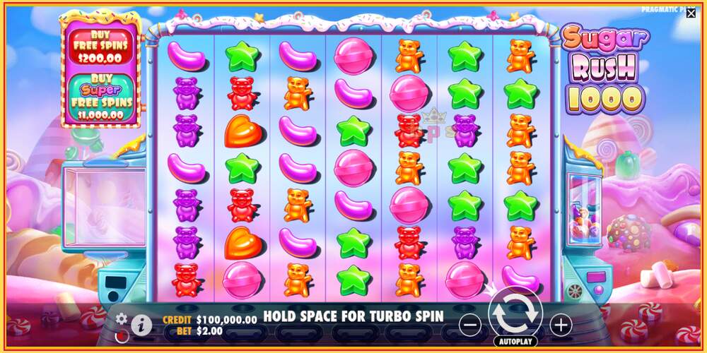 Игровой слот Sugar Rush 1000