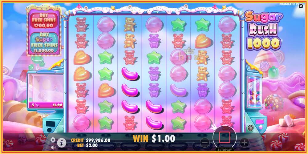 Игровой слот Sugar Rush 1000