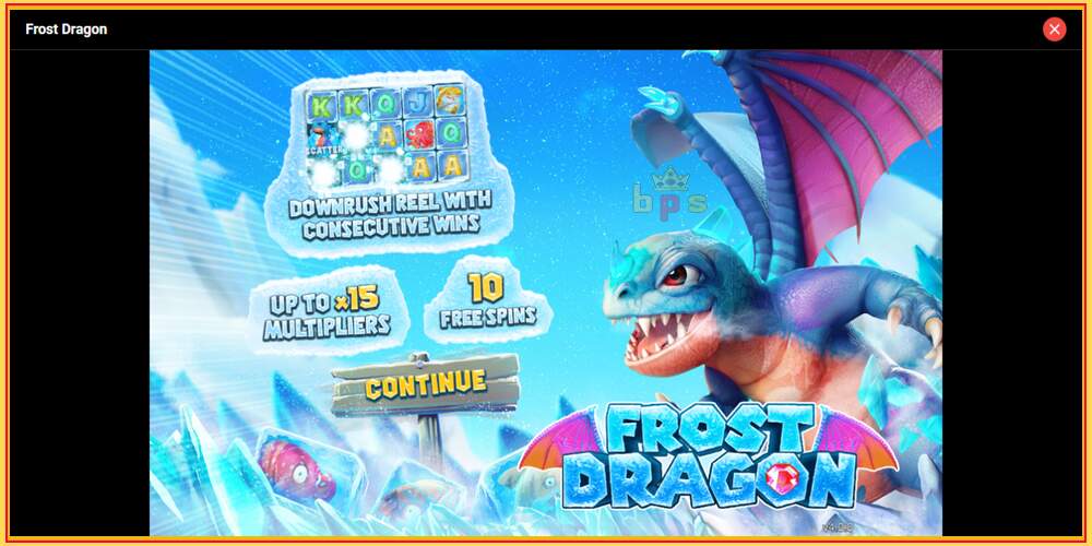 Игровой слот Frost Dragon