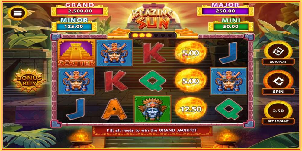 Игровой слот Blazing Sun