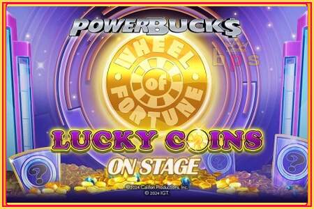 PowerBucks Wheel of Fortune Lucky Coins On Stage